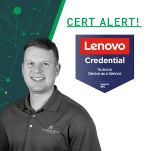 Lenovo truScale Device as a service cert alert