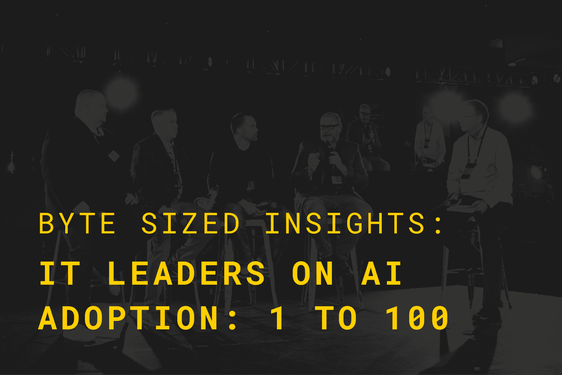 IT Leaders on AI Adoption 1 to 100